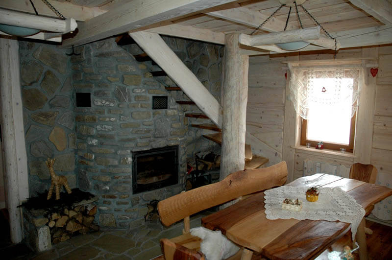 Kuchnia w domku Ski-House